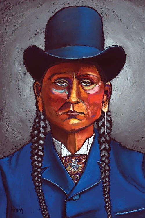 Quanah Parker by David Hinds wall art