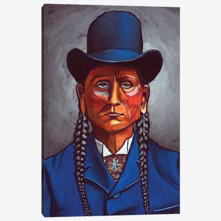 Quanah Parker Canvas Print #DHD140} by David Hinds Canvas Artwork