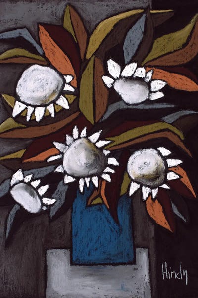 Van Gogh's Sunflowers Collection: Simply White by David Hinds