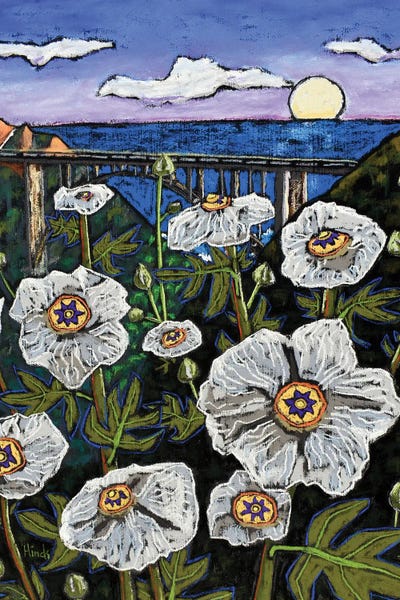 Big Sur: Poppies And The Bixby Bridge by David Hinds