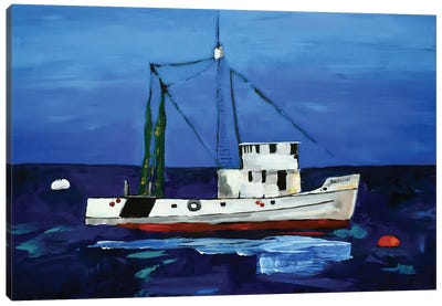 San Giovanni On Monterey Bay Canvas Art Print - David Hinds