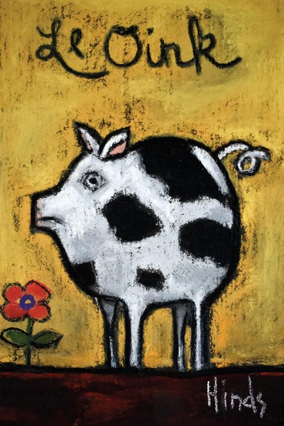 French Country Décor: Le Oink by David Hinds