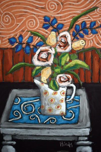 Flowers - XIV by David Hinds canvas print