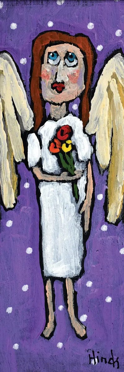 Guardian Angel - XI by David Hinds multi panel art