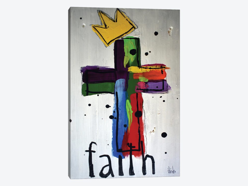 Faith Cross by David Hinds 1-piece Art Print