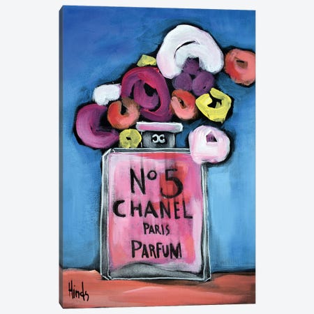 Vintage Chanel Canvas Print #DHD189} by David Hinds Canvas Wall Art
