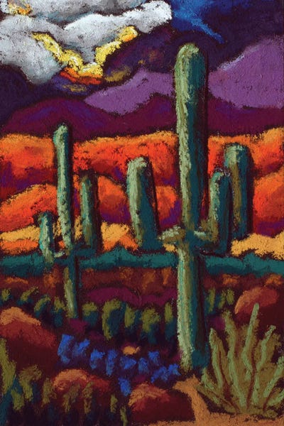 Simple Desert Beauty by David Hinds canvas print