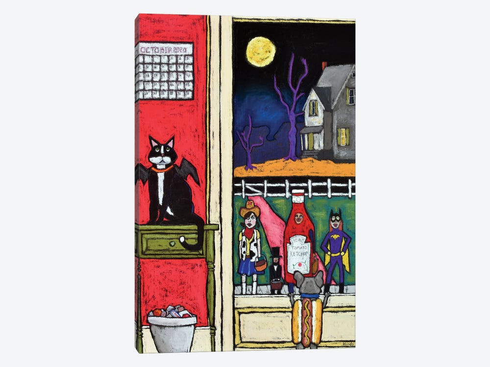 Trick Or Treat by David Hinds 1-piece Canvas Art
