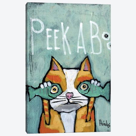 Peek A Boo Canvas Print #DHD202} by David Hinds Art Print