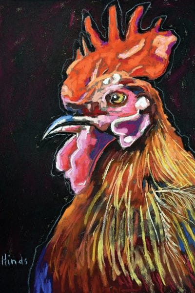 Chickens & Roosters: Proud Rooster by David Hinds