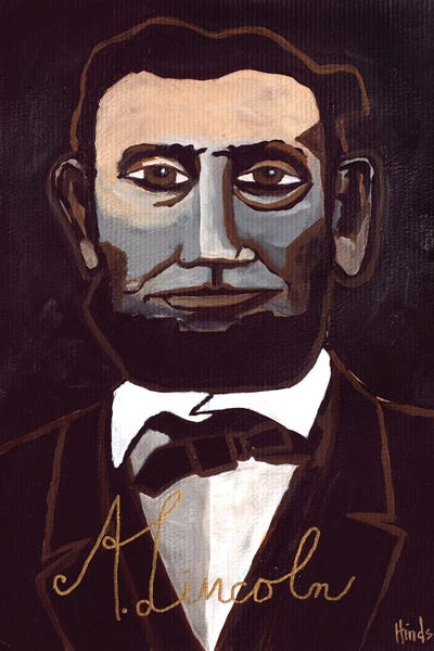A Lincoln by David Hinds canvas print