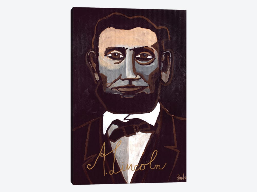 A Lincoln by David Hinds 1-piece Canvas Art Print