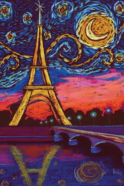 Starry Night Collection: April In Paris II by David Hinds