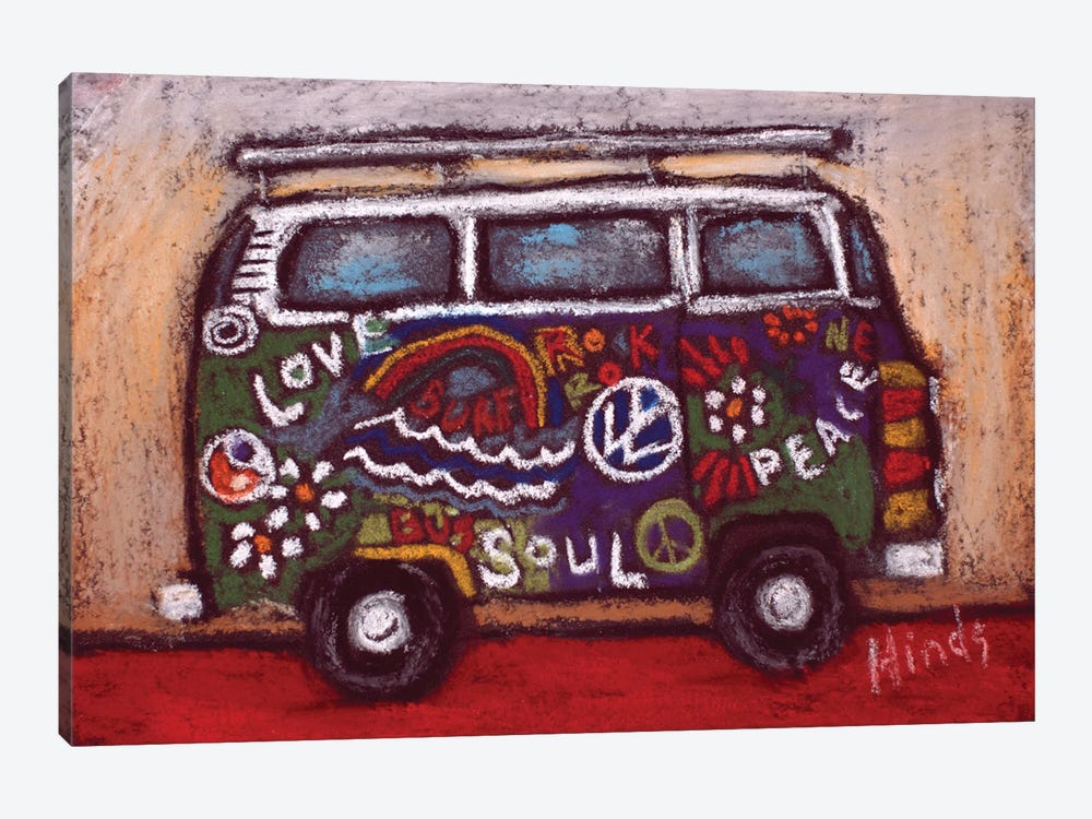 Love Bus by David Hinds 1-piece Canvas Art