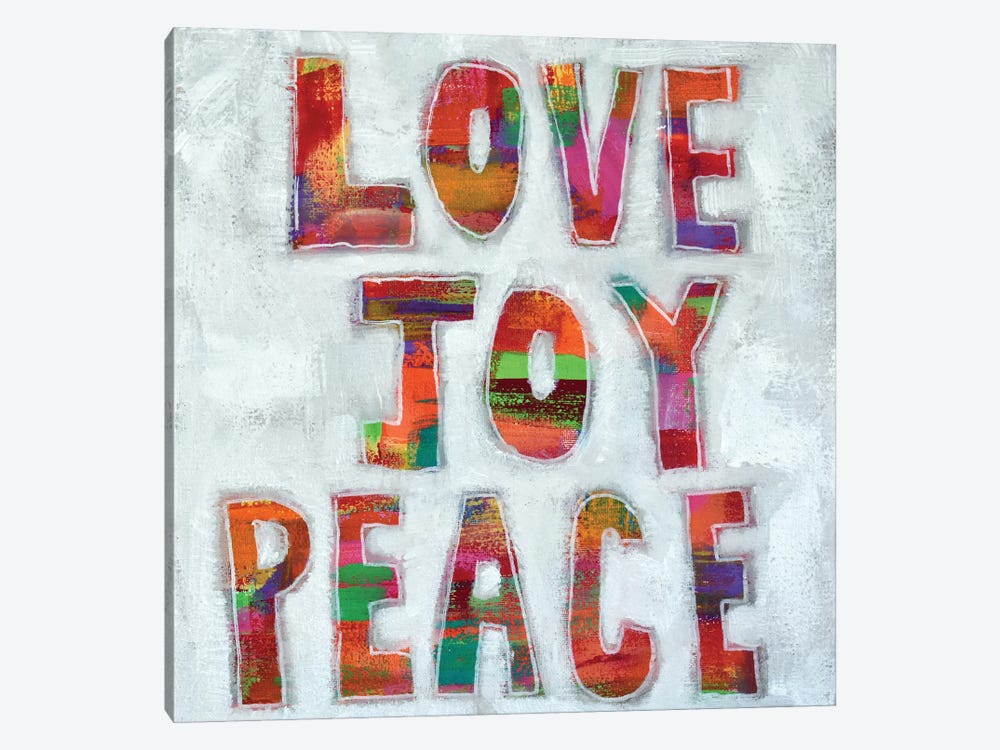 Love Joy Peace by David Hinds 1-piece Art Print