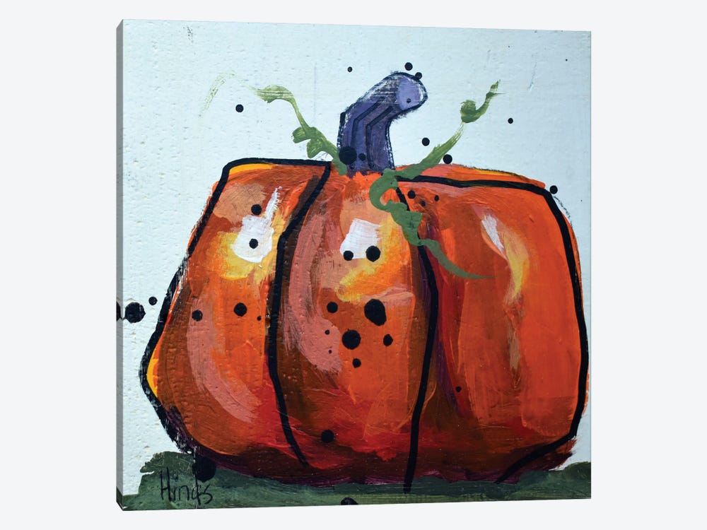 Pumpkin VII by David Hinds 1-piece Canvas Art