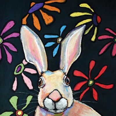 Jack The Rabbit by David Hinds canvas print