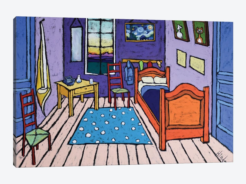 Van Gogh's Bedroom by David Hinds 1-piece Art Print
