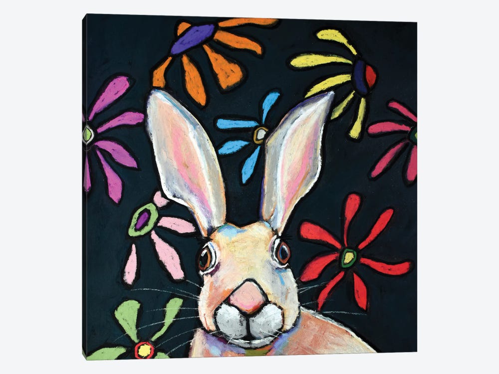 Jack The Rabbit by David Hinds 1-piece Canvas Wall Art