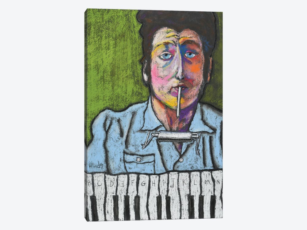 Bob Dylan by David Hinds 1-piece Canvas Artwork