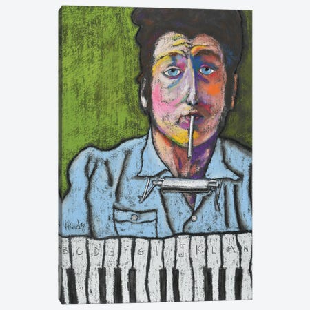 Bob Dylan Canvas Print #DHD240} by David Hinds Canvas Print