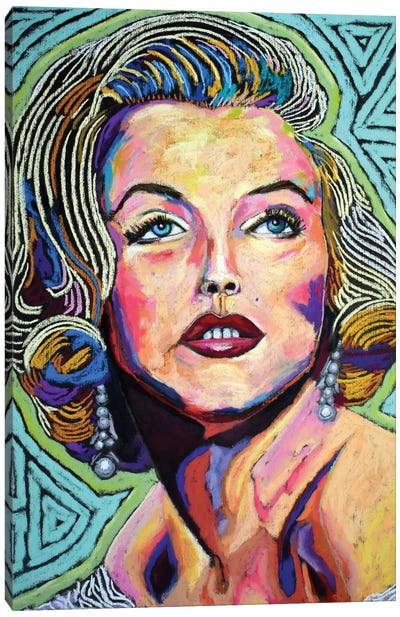 Marilyn Monroe Canvas Art Print - David Hinds