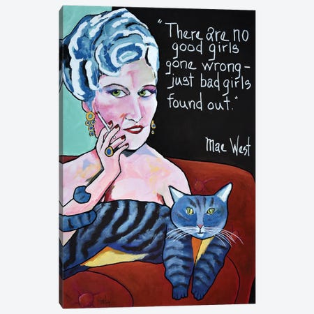 Mae West Canvas Print #DHD249} by David Hinds Canvas Art Print