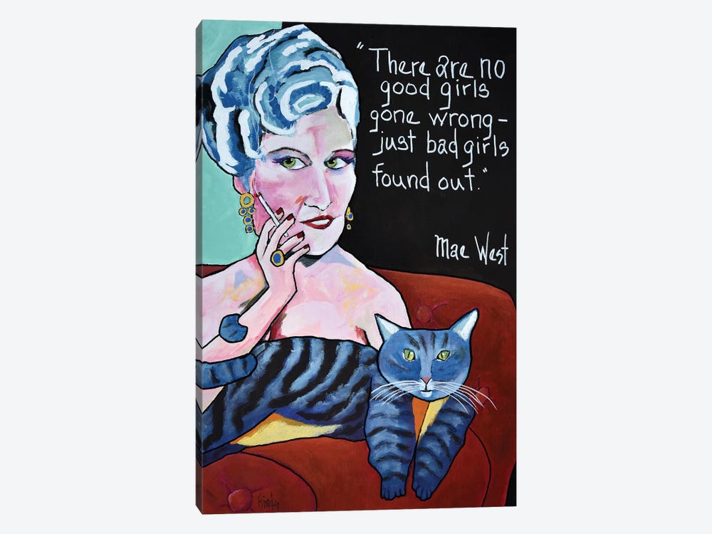 Mae West by David Hinds 1-piece Canvas Print