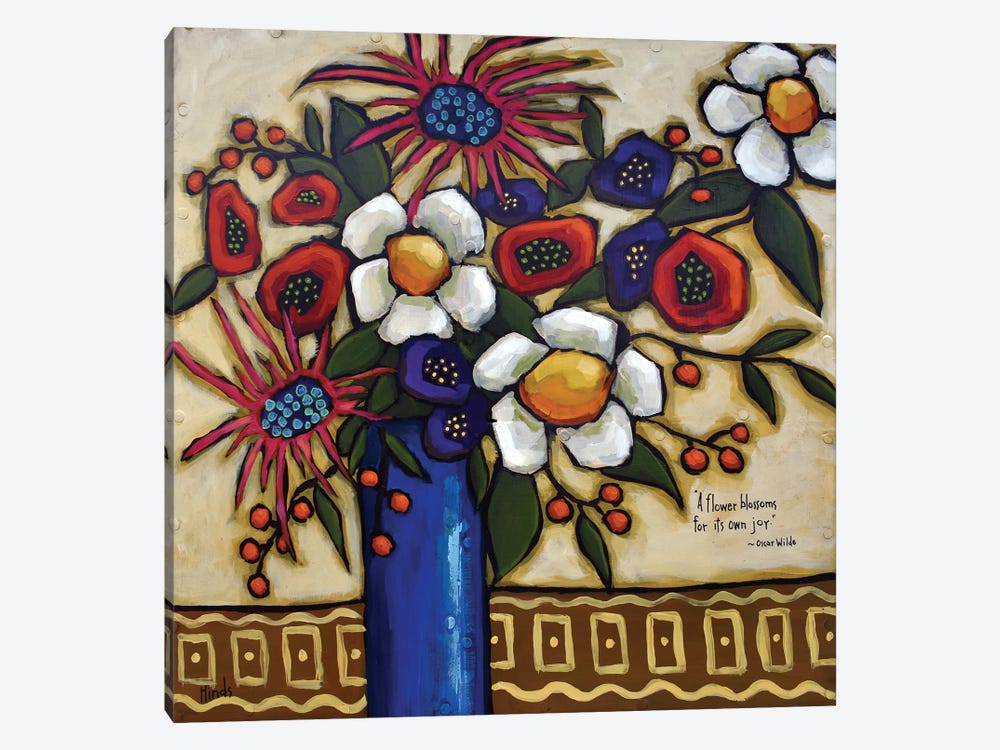 Blooms Of Joy by David Hinds 1-piece Canvas Art
