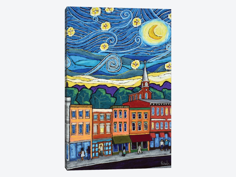 Starry Night Over Galena by David Hinds 1-piece Canvas Wall Art