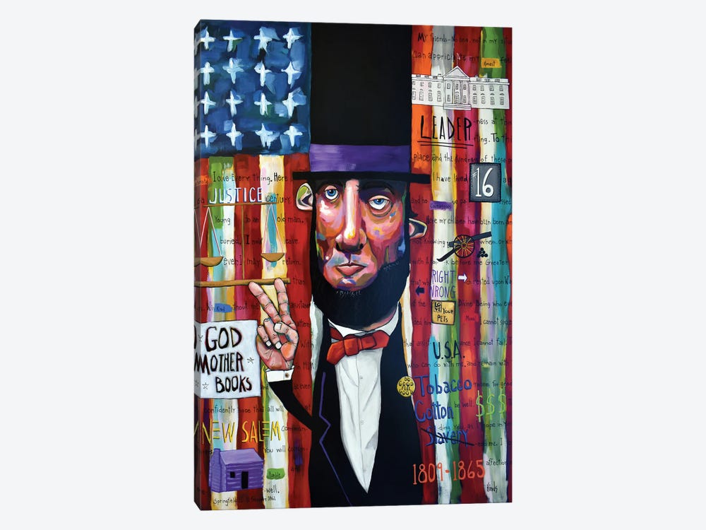 Lincoln's Journey by David Hinds 1-piece Canvas Wall Art