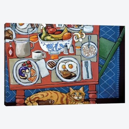 The Most Important Meal Of The Day Canvas Print #DHD287} by David Hinds Canvas Art