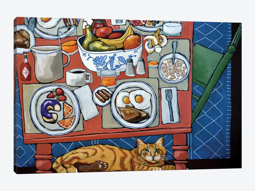 The Most Important Meal Of The Day by David Hinds 1-piece Canvas Art Print