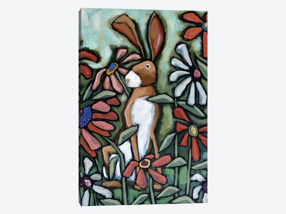 Brown Bunny by David Hinds 1-piece Canvas Wall Art