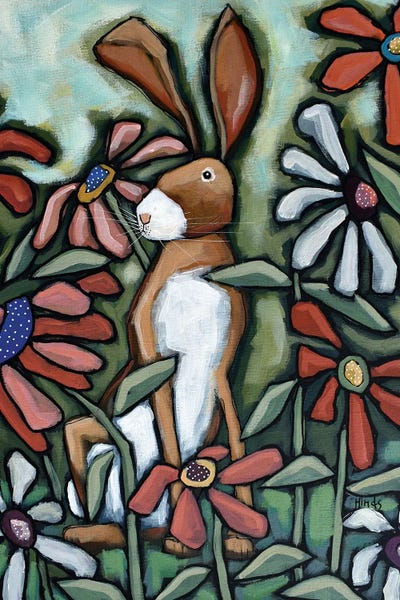 Folk Art: Brown Bunny by David Hinds