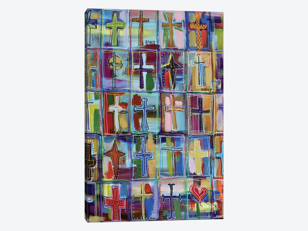Holy Cross Collage by David Hinds 1-piece Canvas Artwork