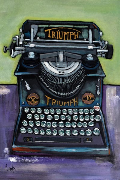 Typewriters: Vintage Triumph Typewriter by David Hinds