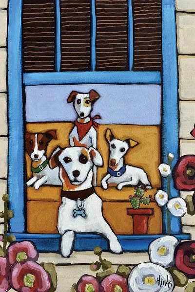 Jack Russell Terriers: Four Jacks by David Hinds