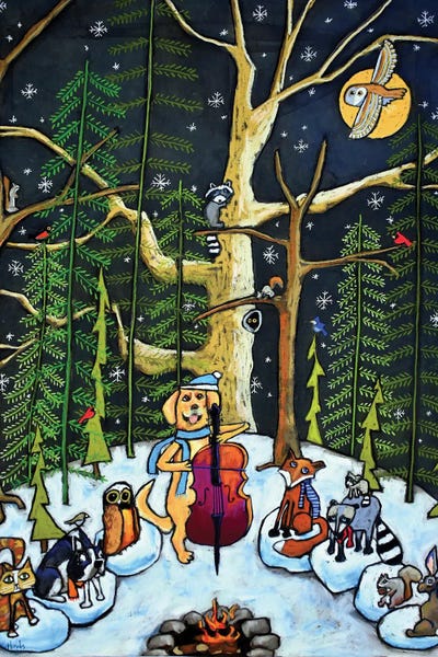 Raccoons: Nighttime Anthem by David Hinds