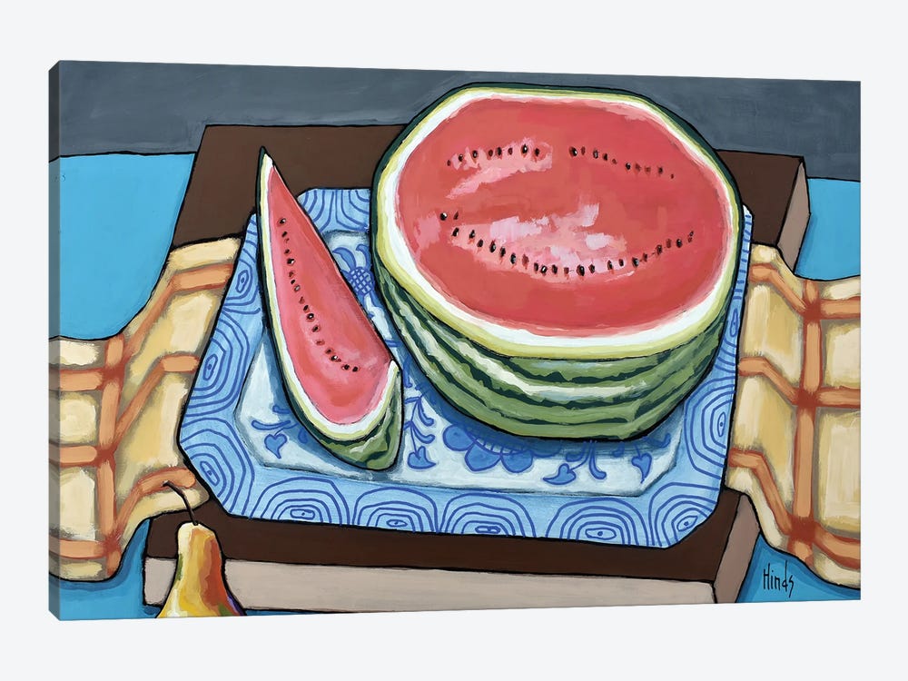 A Sweet Watermelon by David Hinds 1-piece Canvas Wall Art