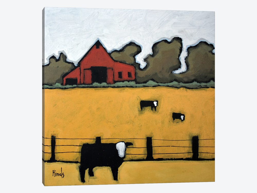 On Golden Pasture by David Hinds 1-piece Canvas Artwork