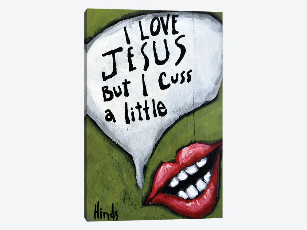 Forgive My Mouth by David Hinds 1-piece Canvas Print