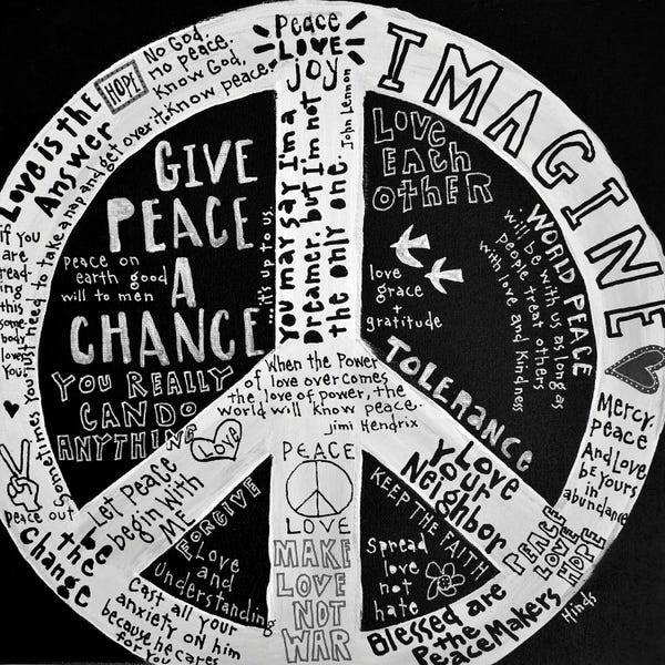 Peace Signs: Inspirational Peace Sign by David Hinds