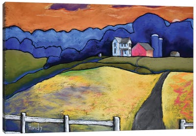 The Homestead Canvas Art Print - David Hinds