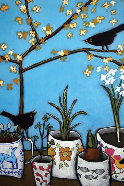 Floral & Botanical Patterns: Chatty Chicks by David Hinds