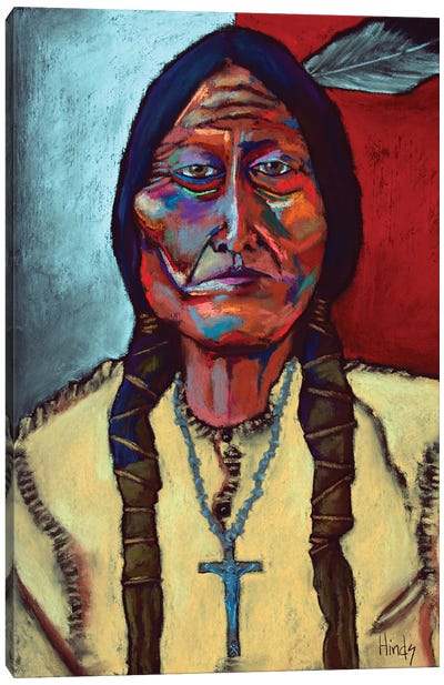 Sitting Bull Canvas Art Print - David Hinds