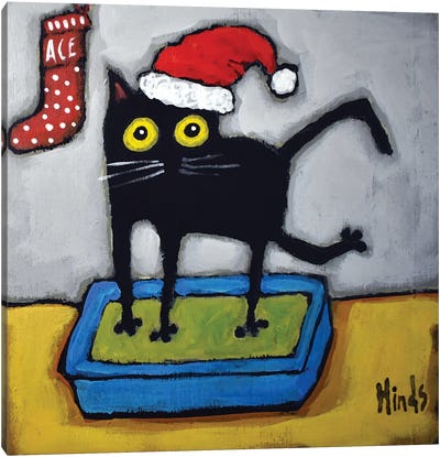 Merry Christmas Canvas Art Print - David Hinds