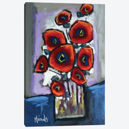 Red Delight Canvas Print #DHD356} by David Hinds Canvas Wall Art