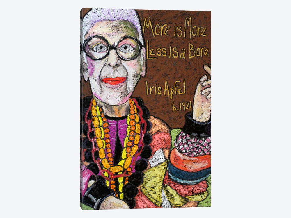 Iris Apfel by David Hinds 1-piece Art Print