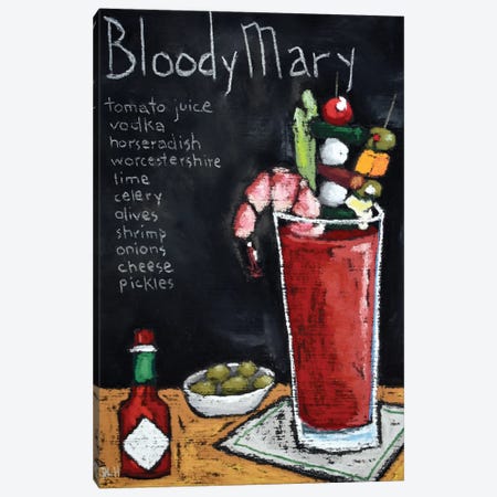 Bloody Mary Canvas Print #DHD365} by David Hinds Canvas Print